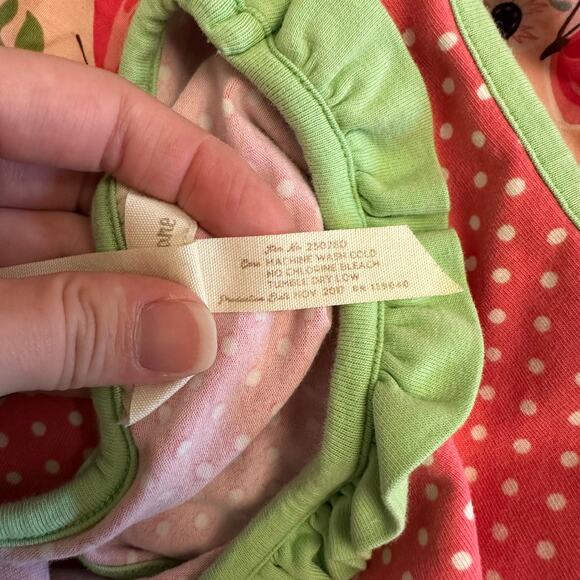 Matilda Jane Girls Dress Size 6 Pink Polka Dot Butterfly Twirl Play Dress Ruffle - Picture 6 of 7